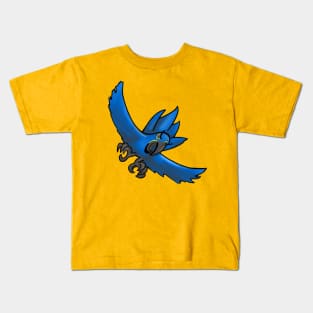 Colorful Cartoon Bird 7 Kids T-Shirt